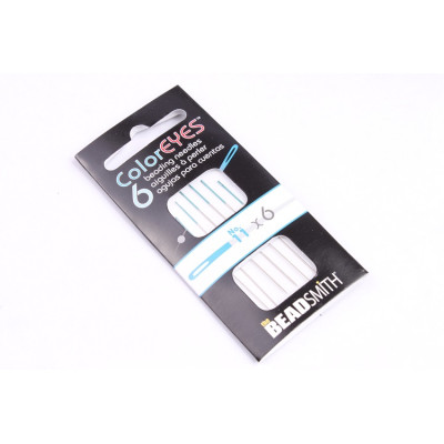 Beadsmith ColorEYES Size 11 Beading Needles - Blue Eye (6pk)