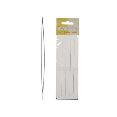 Beadsmith Big Eye Beading Needles 125mm - 4 Pack