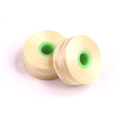 Nylon Beading Thread Beige 0,11 mm - Bobina 70m para Tejido