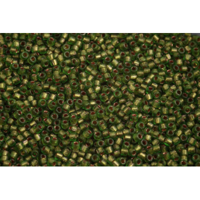Matubo 10/0 Seed Beads Copper Lined Green 422 | Czech Glass