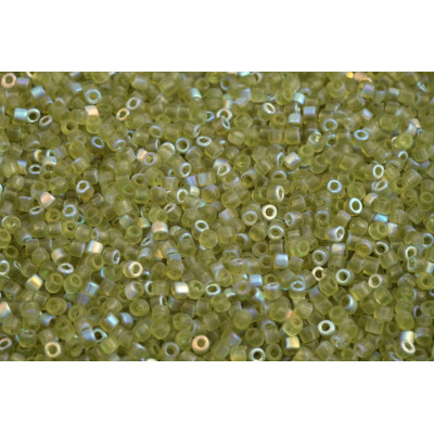 Matubo™ Seed Beads 10/0 Matte AB Lime Green 50230-28771 | 5g