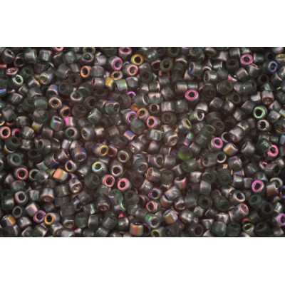 Matubo™ Seed Beads 10/0 Matte Iridescent Anthracite 50720-28171