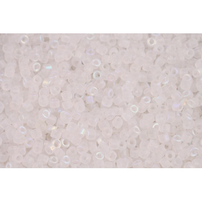 Matubo™ Seed Beads 10/0 Matte Crystal AB 28771 | Glass Beads