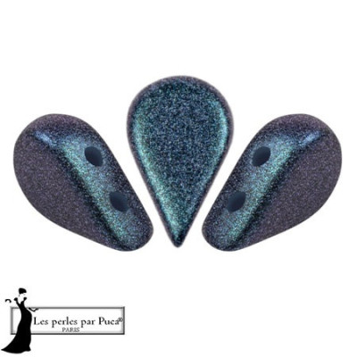 Amos® par Puca® 5x8mm Polynesian Blue 23980/29074 | Czech Glass