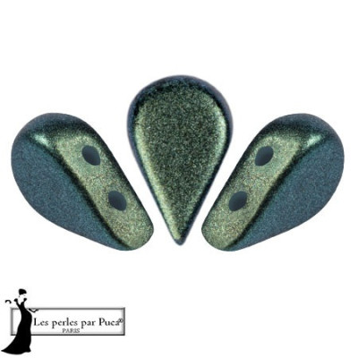 Amos® par Puca® Beads Polynesian Emerald 23980/29044 | 5x8mm