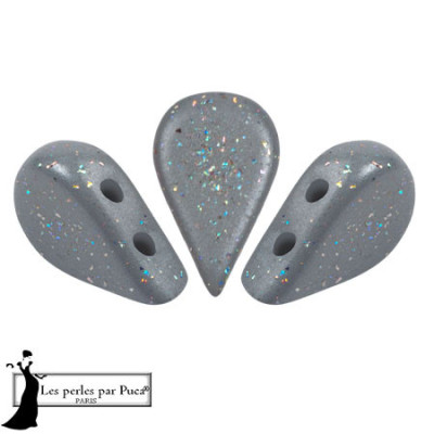 Amos® par Puca® 5x8mm Constellation Gray 25415-49 | Czech Glass Beads