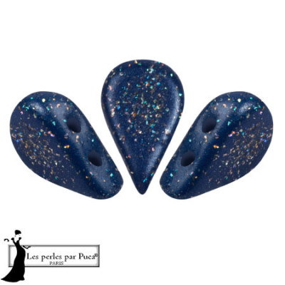 Amos® par Puca® 5x8mm Constellation Night Blue 25410 | Glass Beads