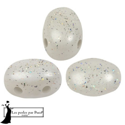 Samos® par Puca® 5x7mm Constellation White 25401-49 | Glass Beads
