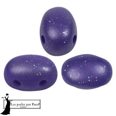 Samos par Puca 5x7mm Constellation Purple Rain 25441-49 | Glass Beads