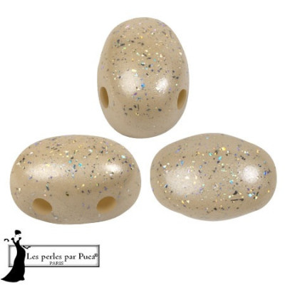 Samos par Puca 5x7mm Constellation Beige 25422 | Czech Glass
