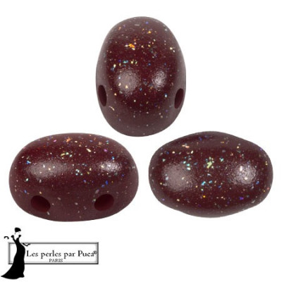 Samos par Puca 5x7mm Constellation Garnet 25407-49 | Czech Glass