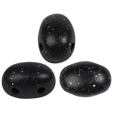 Samos par Puca 5x7mm Constellation Black 25450-49 | Czech Beads
