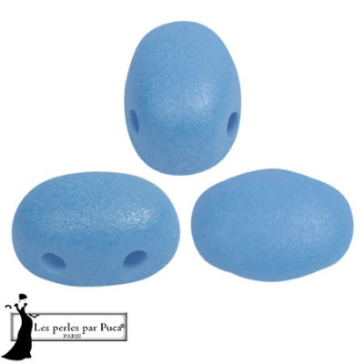Samos par Puca Matte Celestial Blue 03000/24809 | 5x7mm Beads