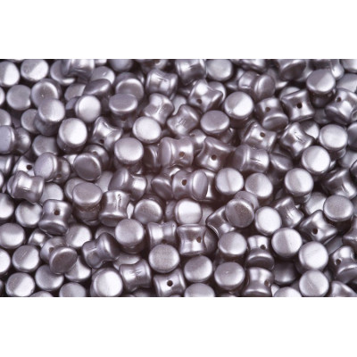 Preciosa Pellet Beads 4x6mm Cool Grey 25028 | Czech Glass
