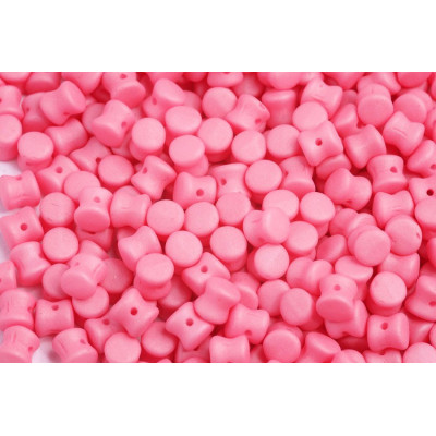 Preciosa Pellet Beads 4x6mm Sorbet Matt Pink 29560 | Czech Glass