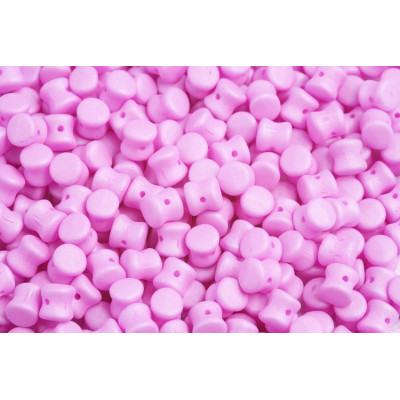 Preciosa Pellet Beads 4x6mm Sugar Pink Matt 29561 | Czech Glass
