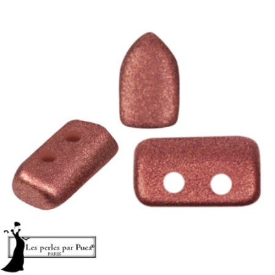 Piros® par Puca® Bronze Rose 00030/13313 | 5x3mm Czech Glass Beads