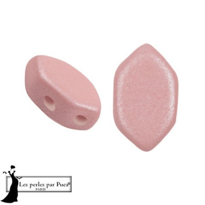 Paros par Puca 7x4mm Vogue Mat Rose Nude 03000/24805 | Czech Beads