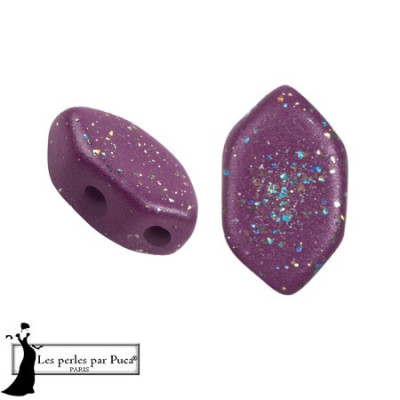 Paros® par Puca® 7x4mm Constellation Dark Magenta 25446 | Glass Beads