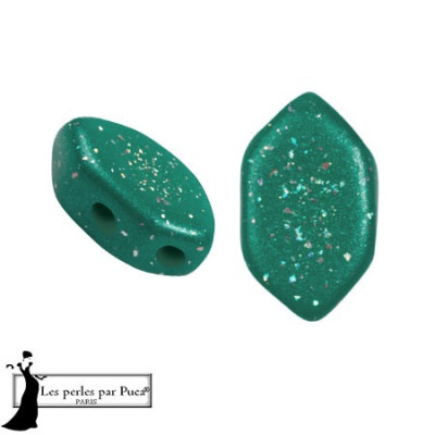 Paros® par Puca® Constellation Green 03000/25449-49 | 2-Hole Beads