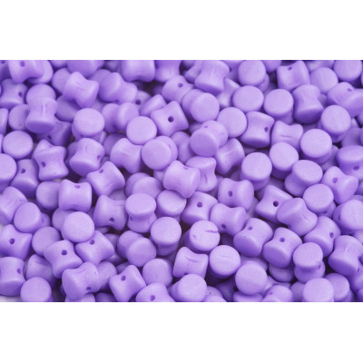 Czech Pellet par Puca 4x6mm Violet Silk Matt 29570 | Glass Beads