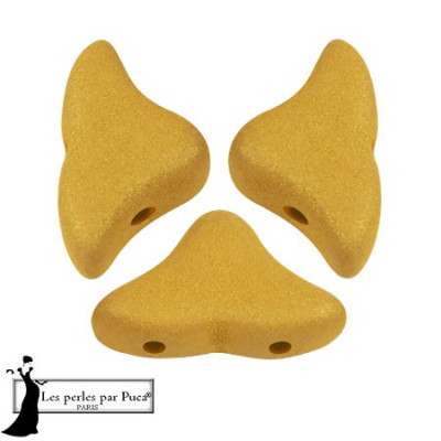 Hélios® par Puca® 6x10mm Trendy Mustard Mat 03000/29777 Czech Beads