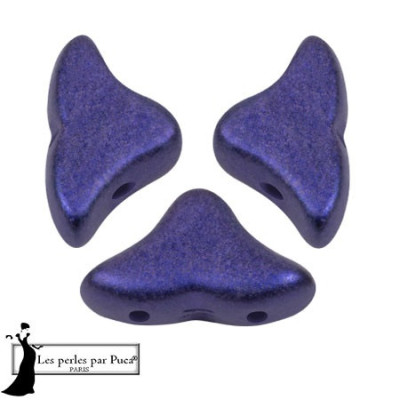 Hélios® par Puca® 6x10mm Metallic Mat Royal Blue 23980/94207