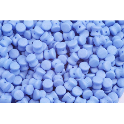 Preciosa Pellet Beads 4x6mm Light Sapphire Silk Matt 29568 | 30pcs