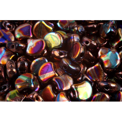 Matubo Ginko Jet Summer Rainbow Batik 23980/27855BA | Glass Beads