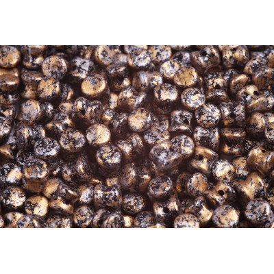 Preciosa Pellet Beads 4x6mm Granite Gold 23980/45704 | Glass Beads
