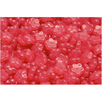 Cherry Flower Beads 8x8mm Fuchsia 00030-20007