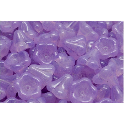 Bell Flower Beads 11x13mm Violet 00030-20009 | Czech Glass