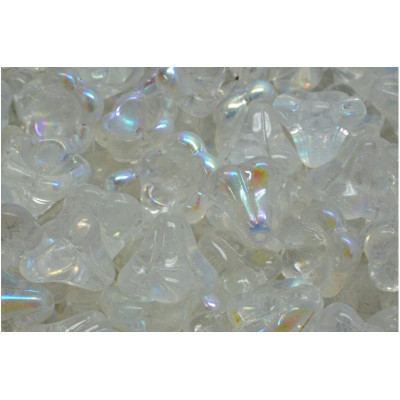 Bell Flower Beads 11x13mm Crystal AB 28701 | Czech Glass Beads