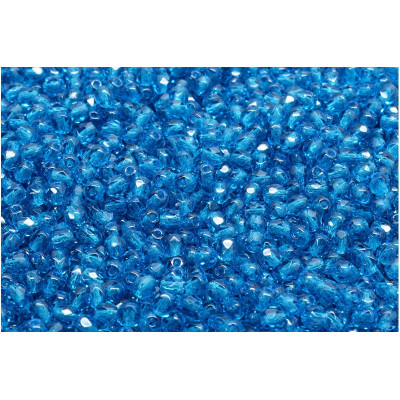 Fire Polished Beads 3mm Blue 60080 | Czech Glass Beads