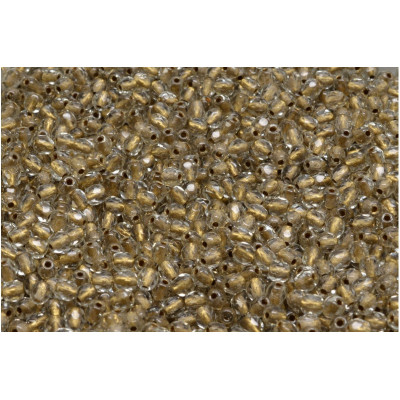 Fire Polished Beads 3mm Crystal Bronz 00030-68106 | Czech Glass