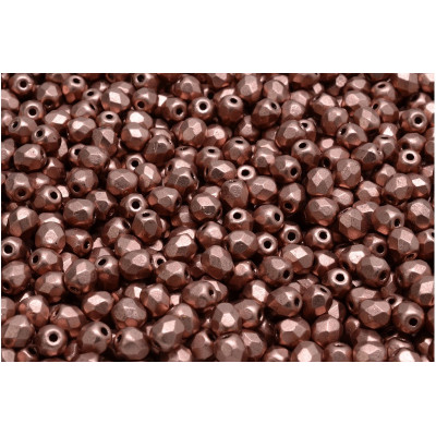 Fire Polished Beads 4mm Rose Gold 00030-01780 | Czech Glass