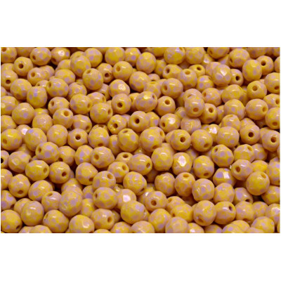 Fire Polished Beads 4mm Yellow Lavender 83120-33305 | Rutkovsky