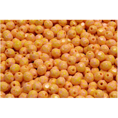 Fire Polished Beads 4mm Peach Pink 83120-33304 | Czech Glass