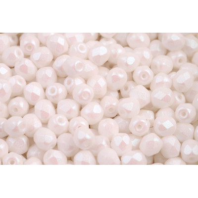 Czech Fire Polished Beads 4mm Soft Pastels 02010/27402 | Glass Beads
