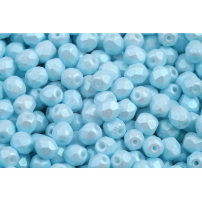 Fire Polished Beads 4mm Soft Pastels 02010/27468 | Czech Glass