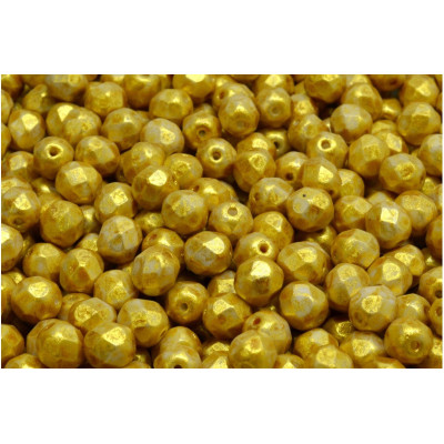 Fire Polished Beads 6mm Gold 03000-65322 | Czech Glass Beads