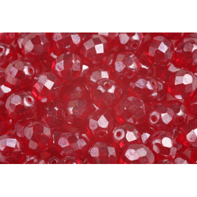 Fire Polished Beads 8mm Red 90080-14400 | Czech Glass Beads