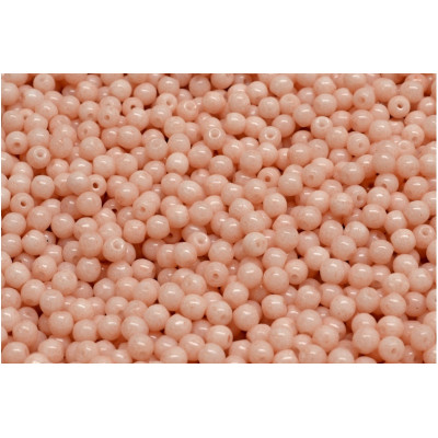 Czech Round Beads 3mm Peach 02010-34305 | Rutkovsky Glass