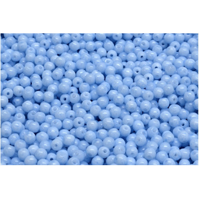 Round Beads Light Blue 02010-34307 3mm | Rutkovsky Czech Glass