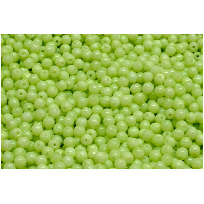 Round Beads 3mm Lime Green 02010-34310 | Rutkovsky Czech Glass