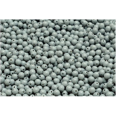 3mm Grey Round Beads 02010-48455 | Czech Glass Beads