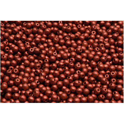 Round Beads 3mm Old Copper 02010-01890 | Rutkovsky Czech Glass