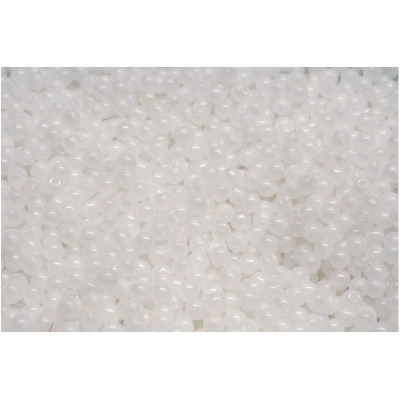 Rutkovsky White Round Beads 3mm Color 02010 | Czech Glass Beads