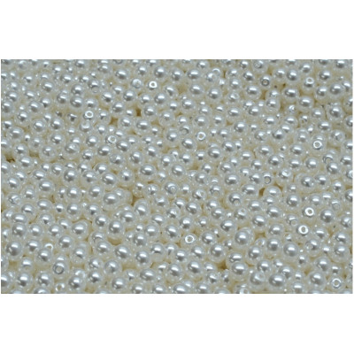 Round Beads 3mm Cream Pearl 02010-70402 | Rutkovsky Czech Glass