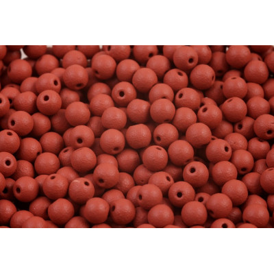 Czech Round Beads 4mm Terracotta Red 02010/20216 | Rutkovsky
